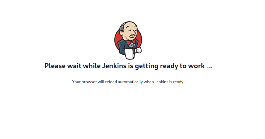 Jenkins启动界面